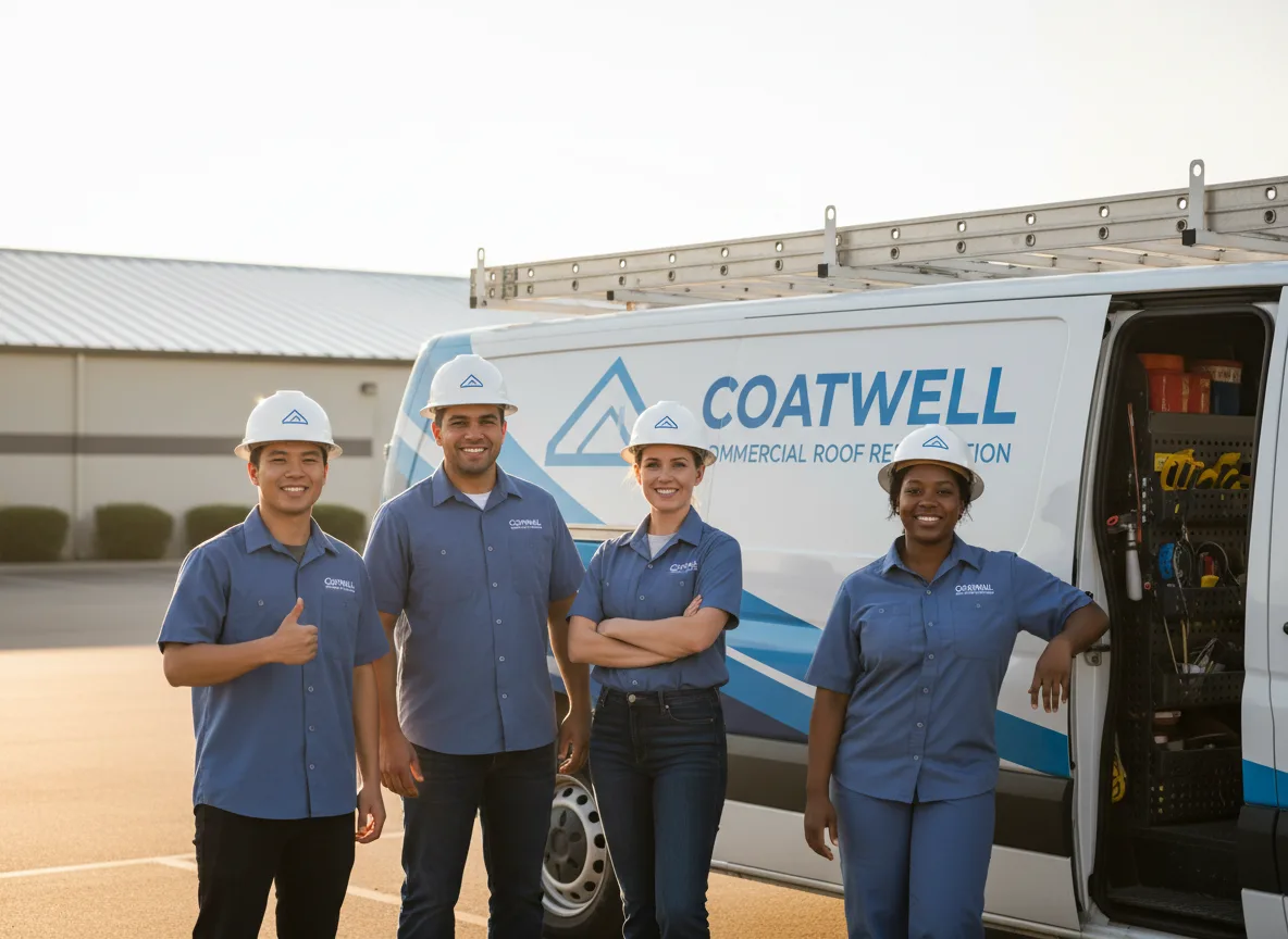 Commercial roof coating company in Caddo, TX